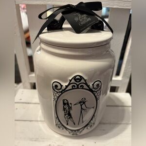 Disney Nightmare Before Christmas Black and White Ceramic Canister